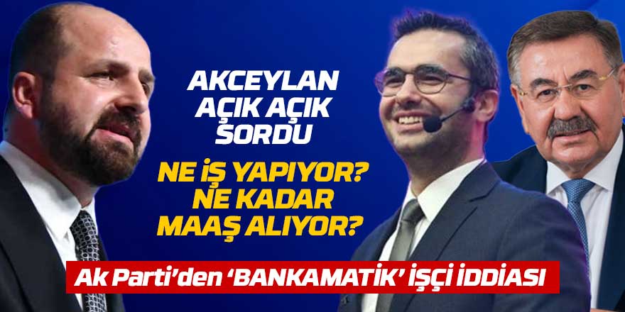 Ak Parti'den 'Bankamatik işçi' iddiası