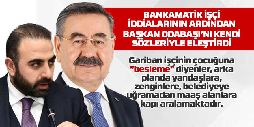 Ahmet Özbek: ' Volkan Memduh Gültekin’e işe gelmeden 69 bin TL maaş bağlanmış'