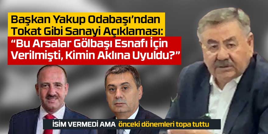 Başkan Odabaşı önceki dönemleri topa tuttu