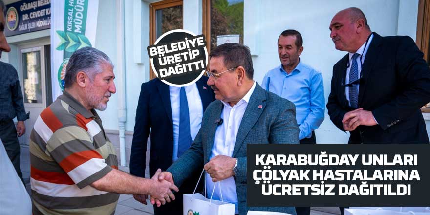 Karabuğday Unları Çölyak Hastalarına Ücretsiz Dağıtıldı
