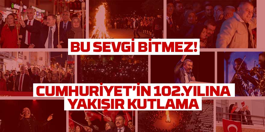 GÖLBAŞI’NDA CUMHURİYET’İN 102. YILI COŞKUYLA KUTLANDI