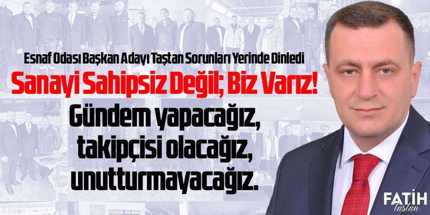 Gölbaşı Sanayi Sitesi Esnafından Değişim Talebi