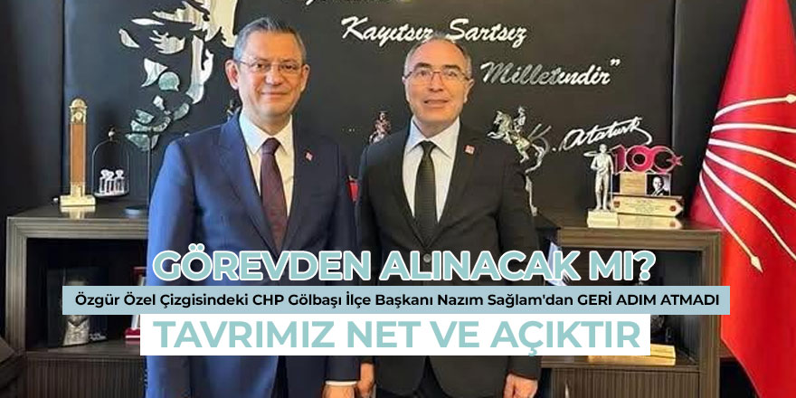 Nazım Sağlam geri adım atmadı