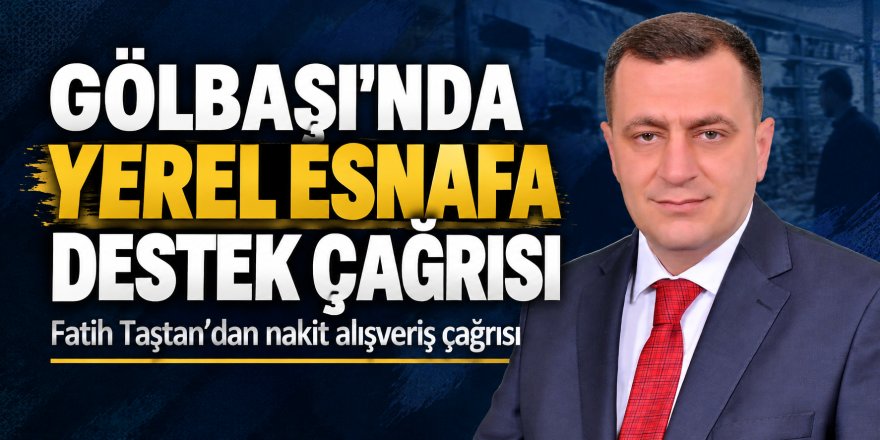 Fatih Taştan'dan nakit alışveriş çağrısı