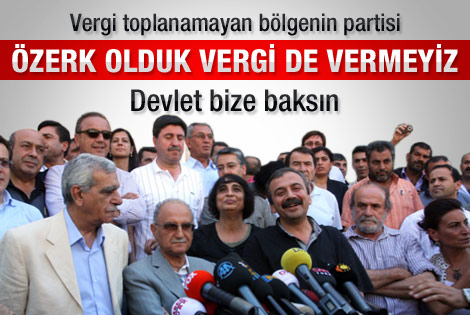 Özerklik ilan edilirse Ankara'ya vergi vermeyeceğiz
