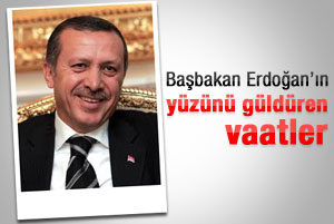 Başbakan Erdoğan'ın yüzünü güldürdüler