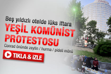 Beşiktaş'ta lüks iftara protesto