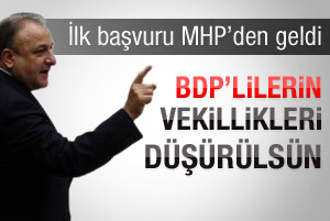 MHP'den BDP'li vekiller için çağrı