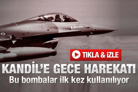 Türk savaş uçakları Kandil'i bombaladı