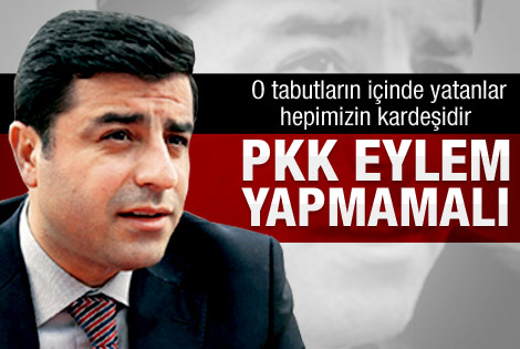 Demirtaş: PKK eylem yapmamalı