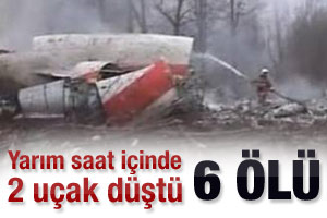 Polonya'da iki uçak düştü: 6 ölü