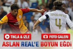 Aslan Real Madrid'e boyun eğdi