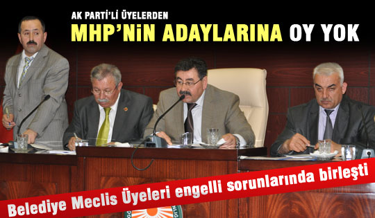 MHP'nin adaylarına oy yok