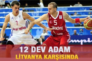 12 Dev Adam Litvanya karşısında