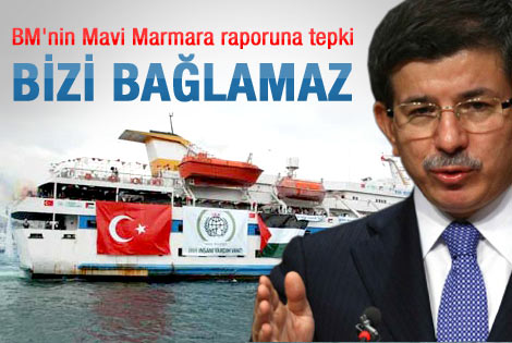 Davutoğlu'ndan BM raporuna tepki