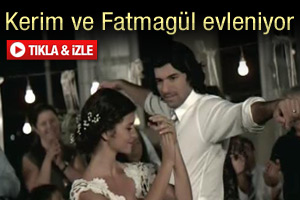 Kerim ve Fatmagül evleniyor - Video