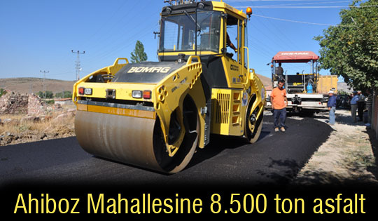Ahiboz Mahallesine 8.500 ton asfalt