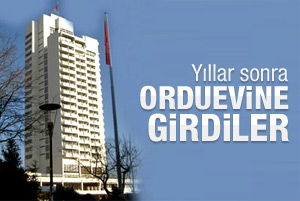 Yıllar sonra orduevine girdiler