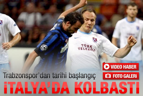 Trabzonspor Inter'i 1-0 mağlup etti