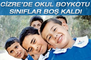 BDP Cizre'de okulları boykot ettirdi