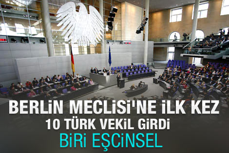 Berlin Meclisi'ne 10 Türk seçildi