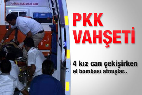 Önce tarayıp sonra el bombası atmışlar