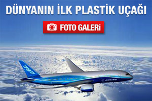 Dünyanın ilk plastik uçağı