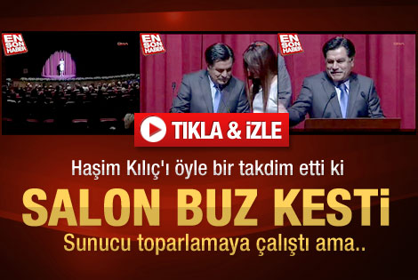 Anayasa Başkanı Kılıç takdime fena bozuldu