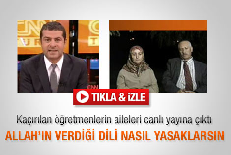 Kaçırılan öğretmenlerin aileleri canlı yayına çıktı - İzle
