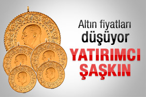 Altın fiyatları yatırımcısını üzdü
