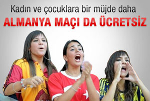 Almanya maçı da ücretsiz