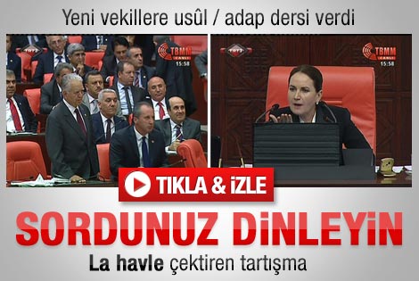 Meclis Başkan Vekili Akşener çok sinirlendi