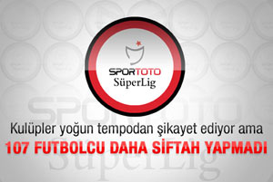 Süper Lig'in siftahsız 107 futbolcusu