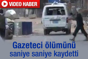 Ölümünü saniye saniye kaydetti - İzle