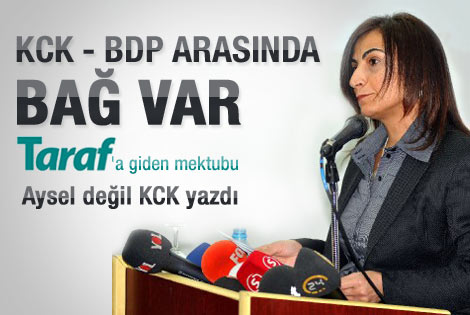 BDP ile KCK arasındaki bağı kanıtlayan mektup