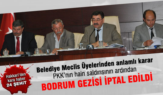 Meclis üyelerinden anlamlı karar