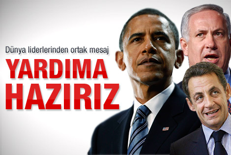Dünya liderlerinden taziye mesajları