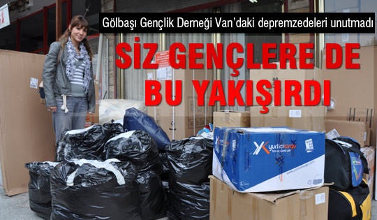 Gölbaşı Gençlik Derneği'nden alkışlanacak adım