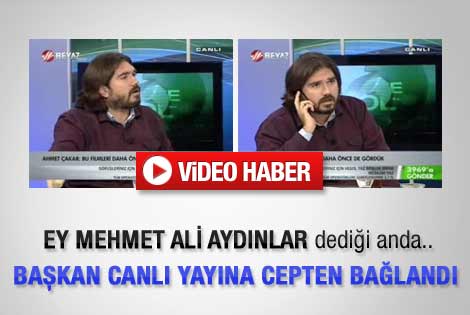 TFF Başkanı canlı yayına cepten bağlandı - İzle