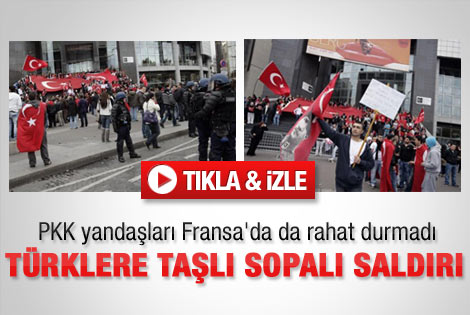 Fransa'da terörü kınayan Türklere PKK saldırısı
