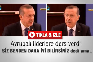 Erdoğan Avrupa'ya siyaset ve ekonomi dersi verdi - İzle