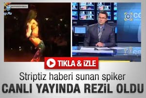 Rus spiker canlı yayında rezil oldu - İzle