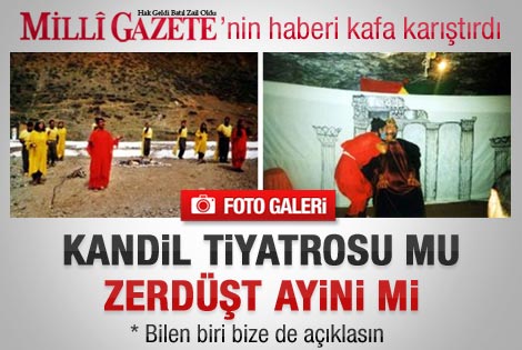 PKK'lılar Zerdüşt ayininde