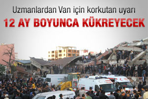 Van 12 ay boyunca kükreyecek