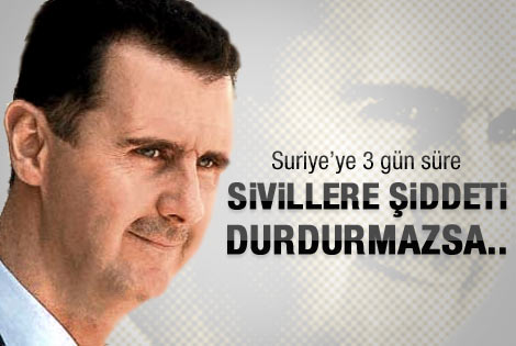 Arap Birliği'nden Suriye'ye 3 gün süre