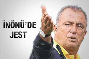 Terim'in jestine İnönü'de jest