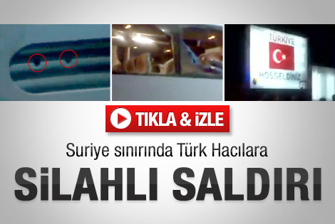 Suriye'de Türk hacı konvoyuna saldırı