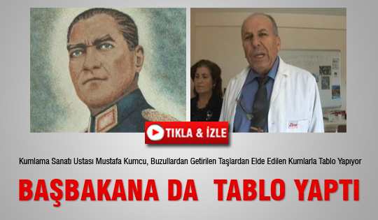 Başbakana tablo yaptı