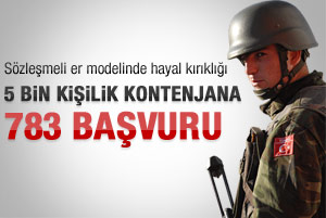 Sözleşmeli er modelinde hayal kırıklığı