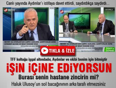 Ahmet Çakar, Aydınlar'ı canlı yayında bombaladı